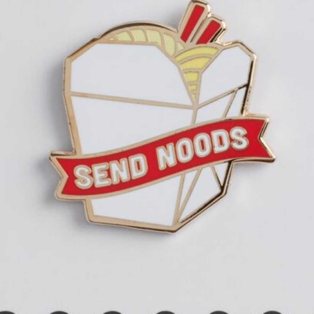 NWOT/ Send Noods Enamel Pin